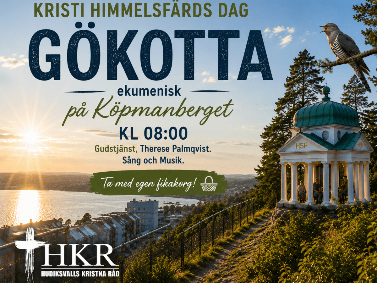 Gökotta på Köpmanberget på Kristi Himmelsfärdsdag, to 14 maj kl&nbsp;08